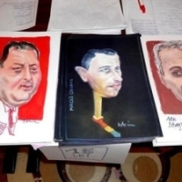 Miron Mitrea a cumparat doua caricaturi cu Mircea Geoana