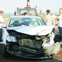 Raniti intr-un accident produs pe DE 70