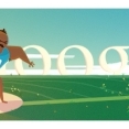 Google celebreaza proba olimpica de aruncare a greutatii printr-un nou logo