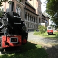 Tramvaie si locomotive de epoca in centrul Bucurestiului