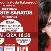 Simona Balanescu va sustine conferinta
