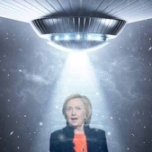 Speranta activistilor OZN: Hilary Clinton