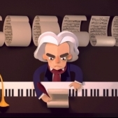 Ludwig van Beethoven, celebrat de Google printr-un doodle muzical, la 245 de ani de la nasterea compozitorului