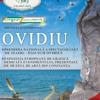 Premiera absoluta la Palatul Bragadiru: Spectacolul de teatru EGO SUM OVIDIUS, cu Cristian Iacob si Marius Bodochi in rolurile principale