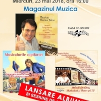 Marius Teicu lanseaza la Magazinul MUZICA 3 albume: AUTOBIOGRAFIE MUZICALA, MELODII DIN FILME si MELODII din FILME, MUSICALURI si SHOW-uri TV
