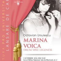 Marina Voica a sustinut un recital live, acompaniata de Fanfara Militara, la Palatul Cercului Militar National