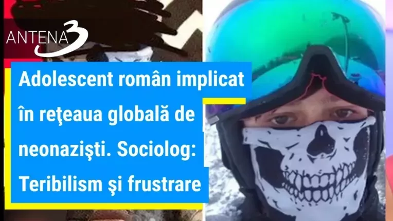 Adolescent roman implicat in reteaua globala de neonazisti. Sociolog: Teribilism si frustrare