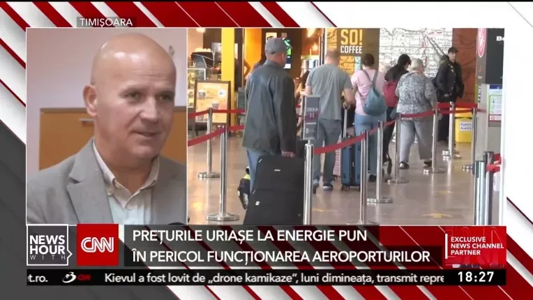 Aeroporturi din Romania, in prag de insolventa din cauza preturilor mari la energie