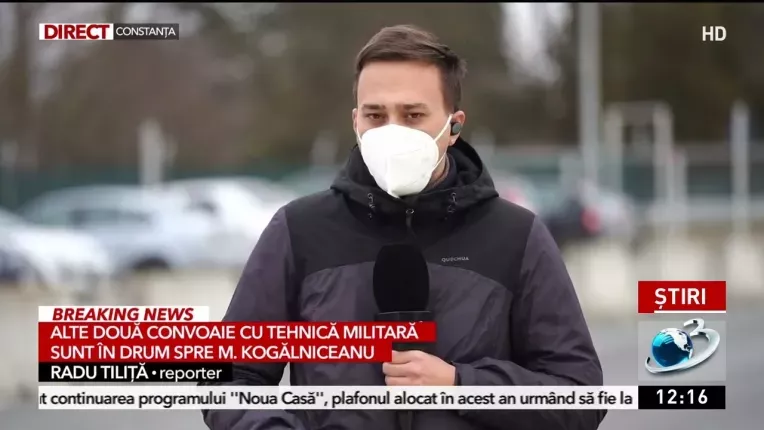 Alte doua convoaie cu tehnica militara sunt in drum spre M. Kogalniceanu