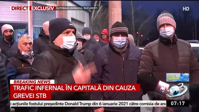 Angajatii STB isi striga nemultumirea