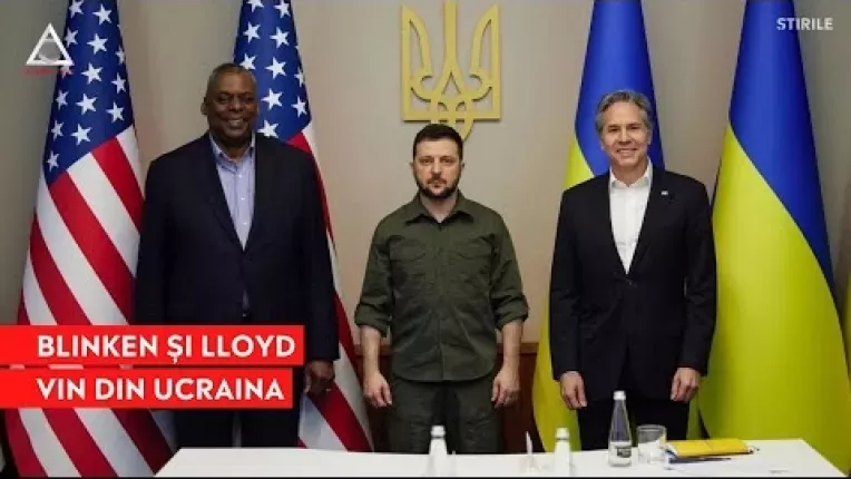 Antony Blinken si Lloyd Austin, declaratii dupa vizita la Kiev