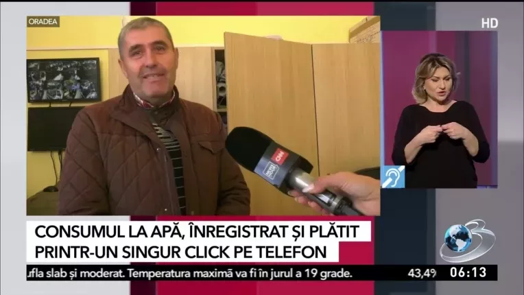 Aplicatia smart care arata consumul la apa si sumele de plata