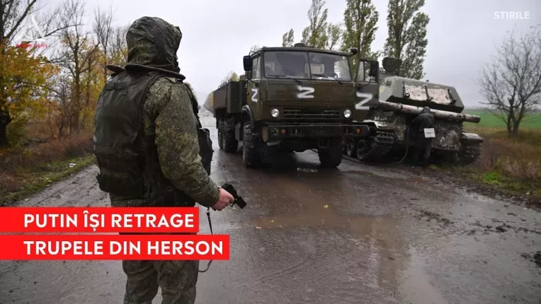 Armata rusa a primit ordin sa se retraga din Herson