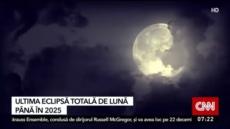 Astazi Luna devine sangerie. Ultima eclipsa totala  pana in 2025. Unde poate fi vazuta