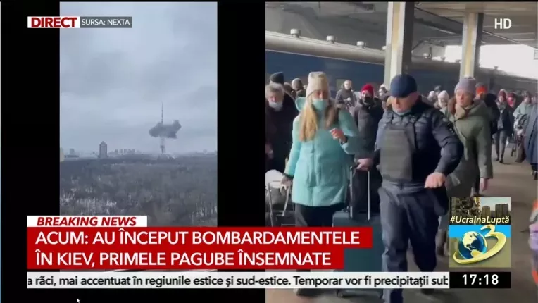 Au inceput bombardamentele la Kiev! Convoiul mortii este gata sa intre | Oamenii alearga panicati