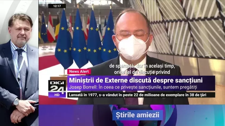 Aurescu: E important sa comunicam despre continutul pachetului UE de sanctiuni impotriva Rusiei