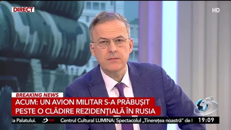 Avion militar prabusit peste o cladire rezidentiala, in Rusia