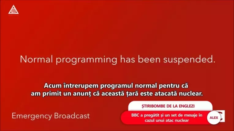 BBC a pregatit un set de mesaje in cazul unui atac nuclear