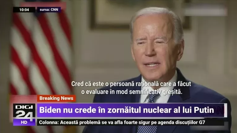 Biden nu crede ca Putin va folosi arma nucleara tactica