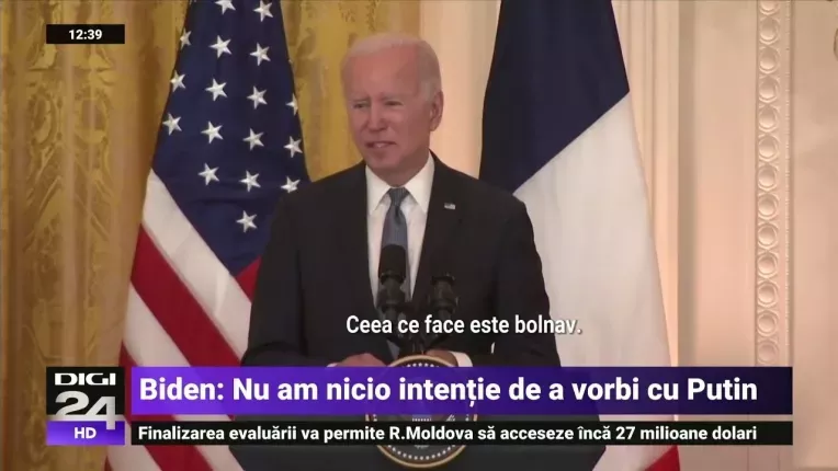 Biden: Sunt dispus sa vorbesc cu Putin daca vrea sa puna capat razboiului