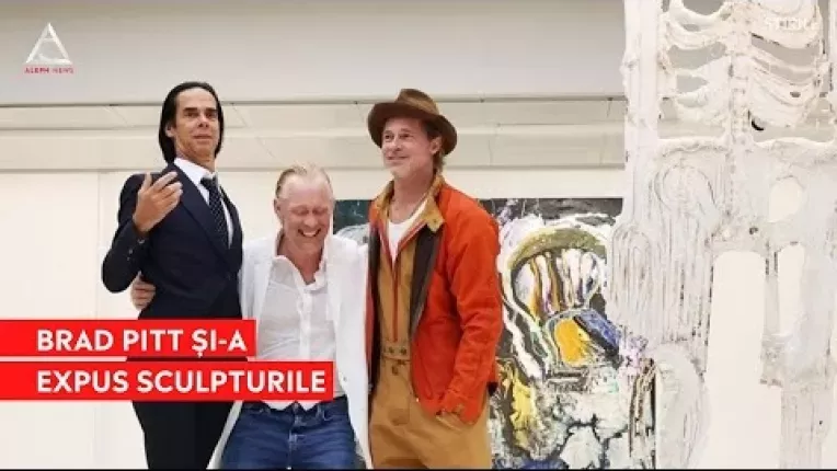 Brad Pitt debuteaza in sculptura