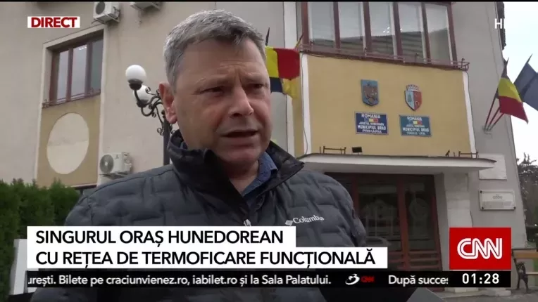 Brad, singurul oras din Hunedoara cu retea de termoficare functionala