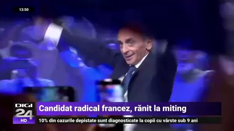 Candidatul de extrema dreapta la presedintia Frantei a fost atacat la primul sau miting
