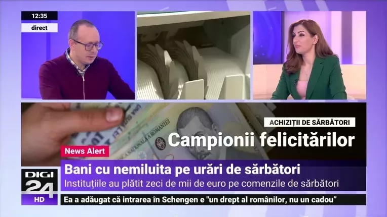 Cati bani publici toaca institutiile statului pentru a ura romanilor Sarbatori Fericite