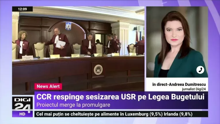 CCR a respins sesizarea de neconstitutionalitate a USR pe Legea bugetului