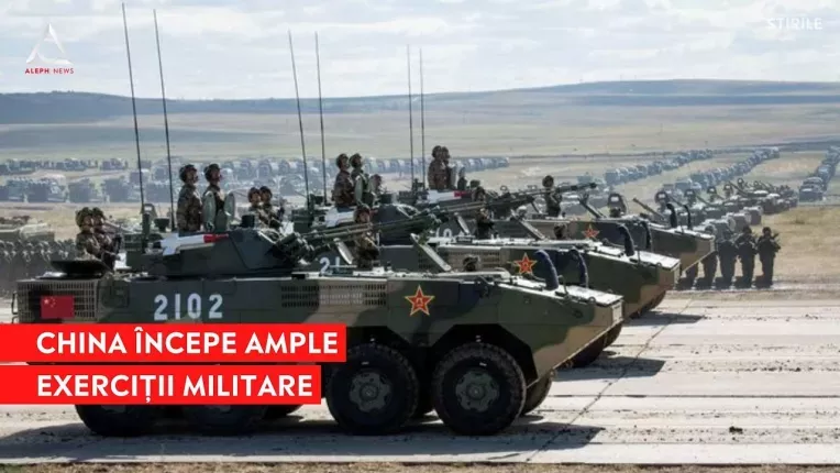 China anunta exercitii militare importante in 6 zone maritime din jurul Taiwanului