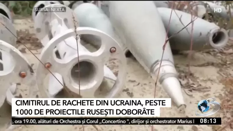 Cimitir de rachete rusesti langa Harkov