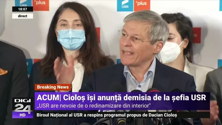 Ciolos: USR e in continuare o alternativa pe scena politica din Romania, o alternativa la extremism