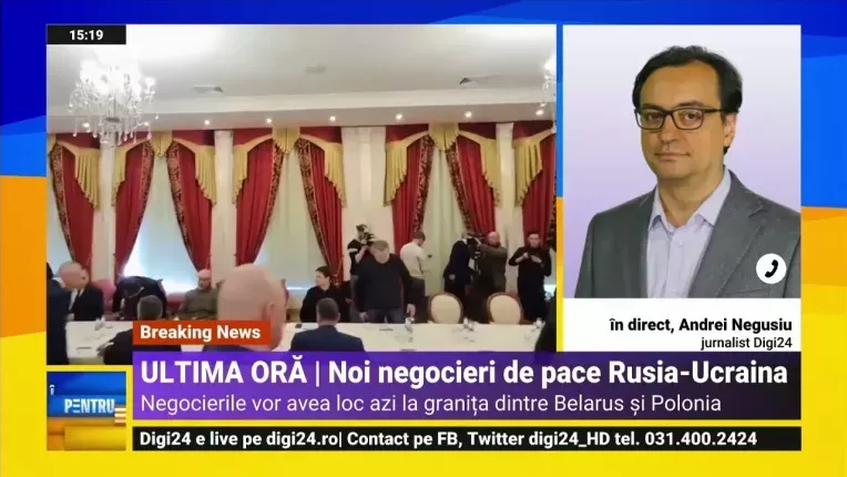 CNN: A doua runda de negocieri dintre Ucraina si Rusia va avea loc astazi