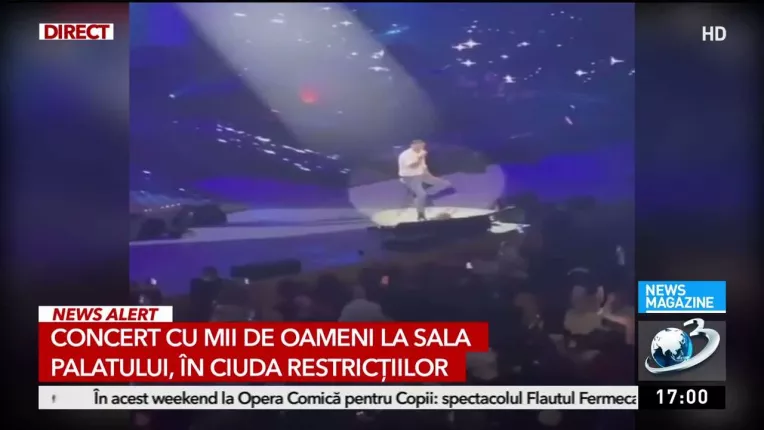Concert cu mii de oameni la Sala Palatului, in ciuda restrictiilor
