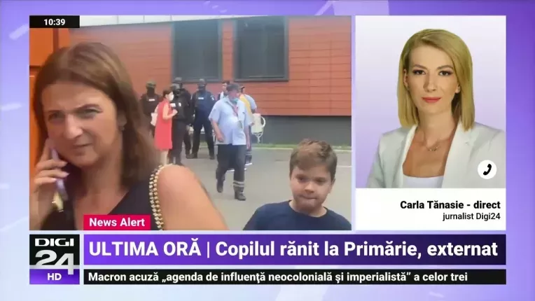 Copilul ranit in sediul Primariei Capitalei a fost externat