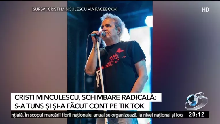Cristi Minculescu, schimbare radicala de look! S-a tuns si si-a facut cont pe TikTok