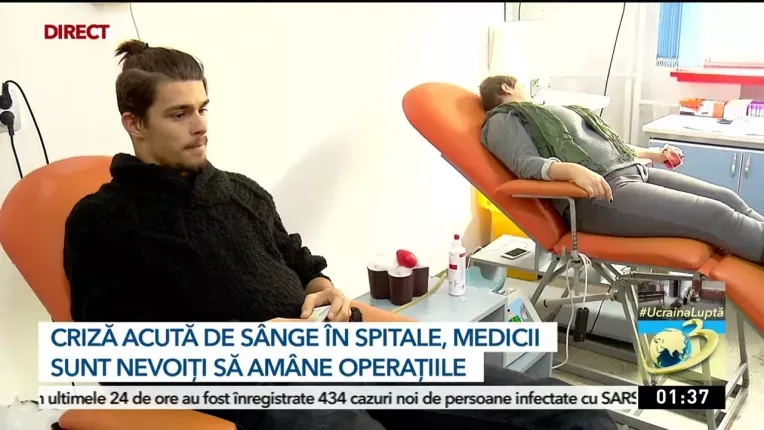 Criza acuta de sange in spitale. Medicii sunt nevoiti sa amane operatiile