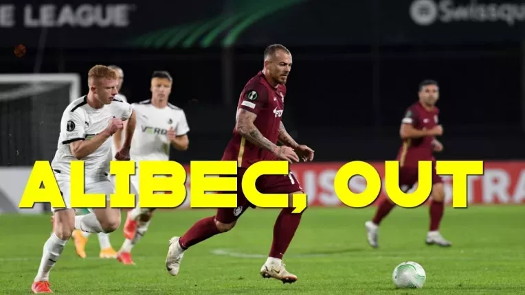 Denis Alibec, out din lotul lui CFR Cluj! Bogdan Mara a explicat ce a facut atacantul