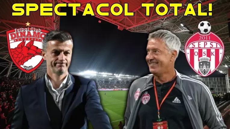 Dinamo - Sepsi 2-3. Spectacol total la Arcul de Triumf!