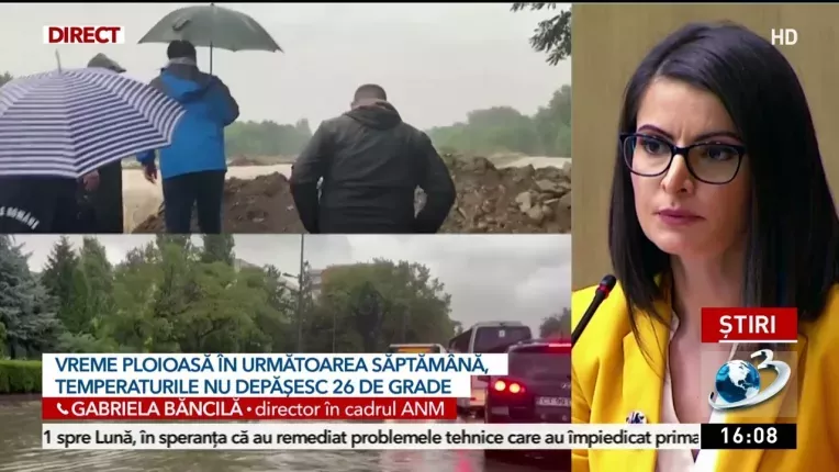 Director ANM: Vreme ploioasa in urmatoarea satamana. Temperaturile nu depasesc 26  de grade
