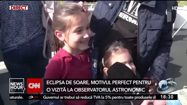 Eclipsa partiala de soare a scos mii de oameni din case. Cand va fi urmatorul fenomen vizibil din Romania