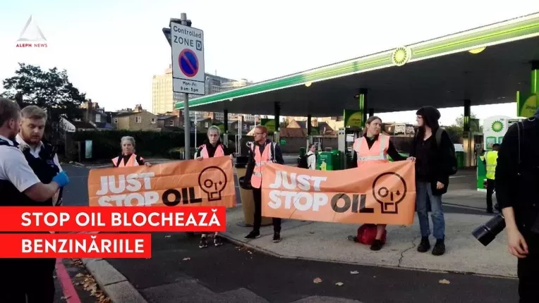 Ecologistii de la Just Stop Oil au vandalizat zeci de benzinarii