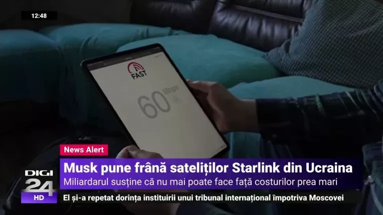 Elon Musk nu mai vrea sa plateasca pentru satelitii Starlink din Ucraina. Cere bani de la Pentagon