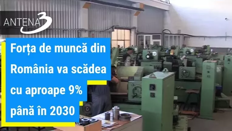 Forta de munca din Romania va scadea cu aproape 9% pana in 2030