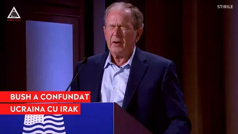 George Bush, gafa majora. Fostul presedinte al SUA a confundat Ucraina cu Irakul