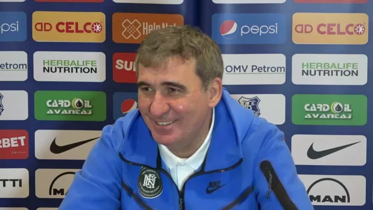 Gheorghe Hagi - Conferinta de presa inainte de Farul - Chindia