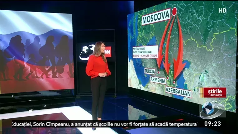 Haos pe aeroporturile din Rusia. Bogatii incearca sa fuga de mobilizare