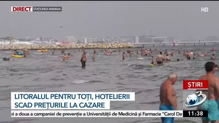 Hotelierii de pe litoral au inceput sa reduca preturile la cazare. Cu cat au scazut tarifele