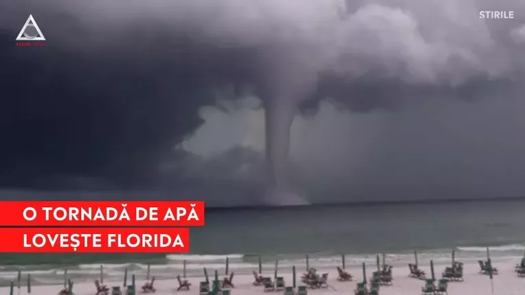 Imagini spectaculoase: O tornada de apa a lovit Florida