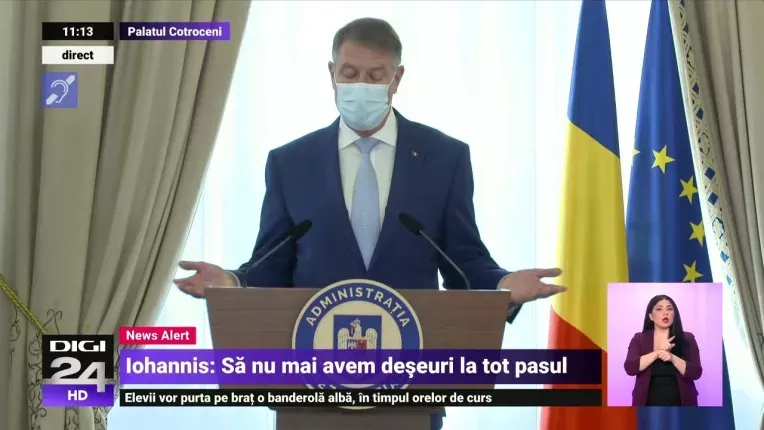 Iohannis: Educatia, protectia mediului, combaterea schimbarilor climatice reprezinta teme prioritare
